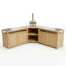 Outdoor Kitchen Range Set with Integrated Storage (view 2)