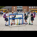 Premium Scooter Racks for Schools - Heavy Duty Steel, Powder Coated, 10 or 20-Scooter Capacity