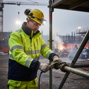 Premium High-Performance Hi-Visibility Arc Flash Winter Jacket with Fire Retardant Features and Waterproof Protection