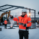 Premium Lightweight Hi-Vis Winter Jacket with Waterproof Features and Reflective Details for Cold Weather Comfort