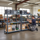 Premium Half Height Shelving Units - 800mm High - 200/280kg Capacity
