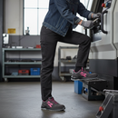 Premium Ladies Safety Trainer with Breathable Suede Upper, Composite Toe Cap, and Puncture-Proof Insole for Comfort and Support