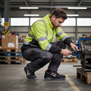 Premium Water-Repellent Safety Shoe with Composite Toe Cap and Insulating Sole for Industrial Use