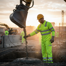Premium Heavy Duty Hi Vis Yellow Coveralls with Stain-Resistant Teflon Coating and EN ISO 20471 Class 3 Compliance