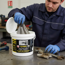 Premium 3 Litre Tub of 100 Heavy Duty Textured Wipes for Hands Tools and Machinery