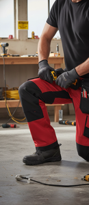 Premium Slim Fit Work Trousers with Holster Pockets and 4-Way Stretch Panels for Enhanced Comfort and Durability