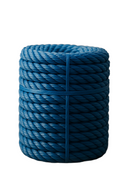 8mm Blue Polypropylene Drawcord Rope – 220m Coil, Heavy-Duty 3-Strand Twisted, Strong 960kg Break Strength, Rot-Proof, Floating, Ideal for Marine & DIY