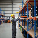 Additional Heavy Duty Chipboard Shelf - Blue & Orange