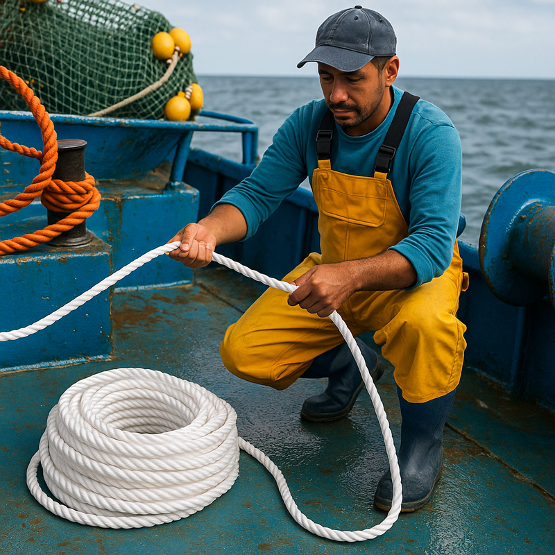 10mm White Polypropylene Rope – Heavy-Duty, Weatherproof & UV-Resistant | 30m Mini Coil | Best-Selling