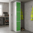3-Door Steel Locker with Cam Lock – 1.5mm Frame