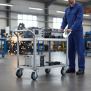 200mm Braked Swivel Plate Castor with Anti-Static Features