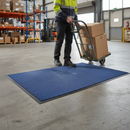 Premium Blue Entrance Mat 800mm x 1200mm for Enhanced Dirt and Moisture Control in High-Traffic Areas