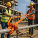 Premium 12mm Orange Polypropylene Rope 3 Strand - 50m Coil | High-Strength