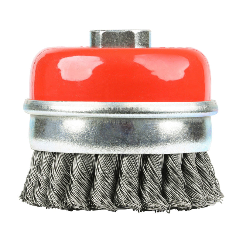 Angle Grinder Cup Brush - Twisted Knot Steel Wire - 80mm