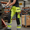 Premium High-Visibility Women's Work Trousers with Holster Pockets and CORDURA Reinforcements for Comfort and Durability