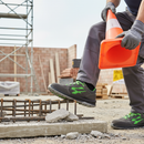 Premium Lightweight Safety Shoe with Composite Toe and Breathable Suede Leather for Comfort and Protection