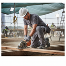 Professional Lightweight Work Trousers with Kneepad Pockets, Water-Repellent Fabric, and Click Pocket System for Enhanced Durability