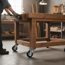 80mm Heavy Duty Swivel Plate Castor with Rubber Tyre