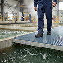 Premium Non-Slip GRP Mini Mesh Walkway Grating - Lightweight, Durable, and High-Traction Flooring for Industrial Use