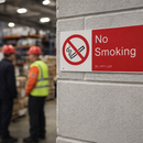 Braille No Smoking Signs – 300mm x 150mm – 1.5mm PVC – Indoor Use