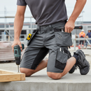 Premium Loose Fit Work Shorts with Holster Pockets and Stretch Fabric for Enhanced Mobility