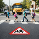 Premium Children Crossing Road Marking - Easy Application, Non-Slip, Professional Appearance