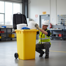 Premium Refill Kit for Oil and Fuel - 240L Yellow Wheelie Bin