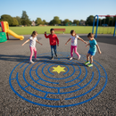 Premium Circular Maze Playground Marking Set for Skill Development and Fun Learning