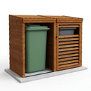 Double Bin Store - Durable Timber Construction (view 2)