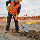 Premium Insulated Cable Layer Treaded Shovel - Ideal for Live Working Applications with Enhanced Digging Performance