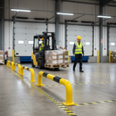 Premium Heavy Duty Low Level Protection Rails for Loading Bay - Galvanised Mild Steel, Various Lengths
