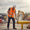 Premium Hi-Vis Orange Executive Vest for Enhanced Visibility