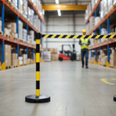 Premium Economy Belt Barrier for Indoor and Outdoor Use - Durable and Versatile Traffic Control Solution with Self-Tensioning Belt