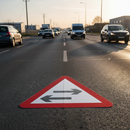 Premium Preformed Thermoplastic Road Marking for Two Way Traffic - Easy Application, Non-Slip, Fast Installation