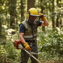 Premium M2 Forestry Visor with Stainless Steel Mesh and Compatible with Helmets and Browguards