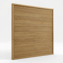 Flat Top Wooden Fence Panel 6ft x 6ft (view 2)