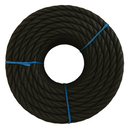 10mm Black Polypropylene 3-Strand Rope – 25m Coil Heavy-Duty, Weatherproof