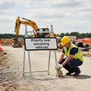 Premium Priority Over Oncoming Vehicles Supplementary Sign Diagram 811.1 - 725x275mm for Traffic Control