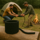 12mm Black Polypropylene Rope 3 Strand - 75m Coil