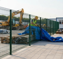 Premium Heavy Duty V Mesh Security Fence Set - Anti-Climb Design with Powder Coated Finish for Perimeter Protection