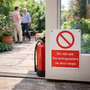 Safety Warning Sign – Do Not Use Fire Extinguishers – Indoor/Outdoor