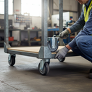 125mm Fixed Plate Heavy Duty Ant-Static Castor with Polyurethane Tyre