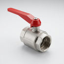 3/4in BSP Female Lever Ball Valve, Plated Brass, 25 Bar, 58mm (view 2)