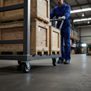 125mm Premium Swivel Plate Castor with Elastic Aluminium Centre