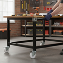 100mm Swivel Plate Castor with White Nylon Wheel and Roller Bearing