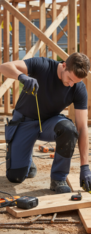 Premium Full Stretch Work Trousers with KneeGuard System and Reinforced Pockets for Comfort and Flexibility