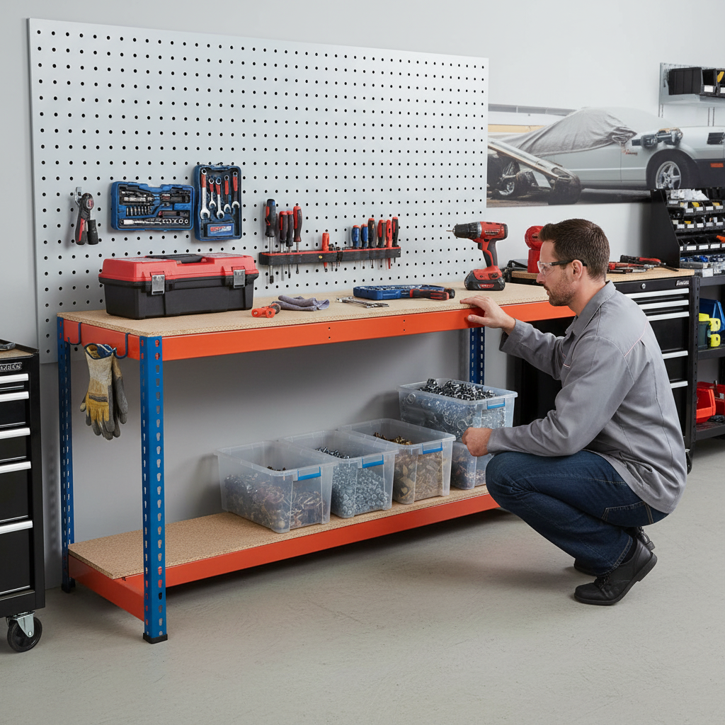 Premium Workbench with Lower Half Shelf - 915mm Height - 400kg Capacit