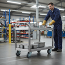 200mm Heavy Duty Swivel Bolt Hole Castor with Anti-Static Features