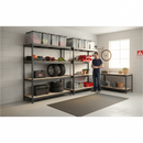 Premium Industrial Shelving & Workbench Bundle - 1800mm High & 1600mm Wide - Grey