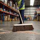 Premium 275mm Stiff Platform Broom with Natural Bassine Fill for Heavy-Duty Sweeping Tasks